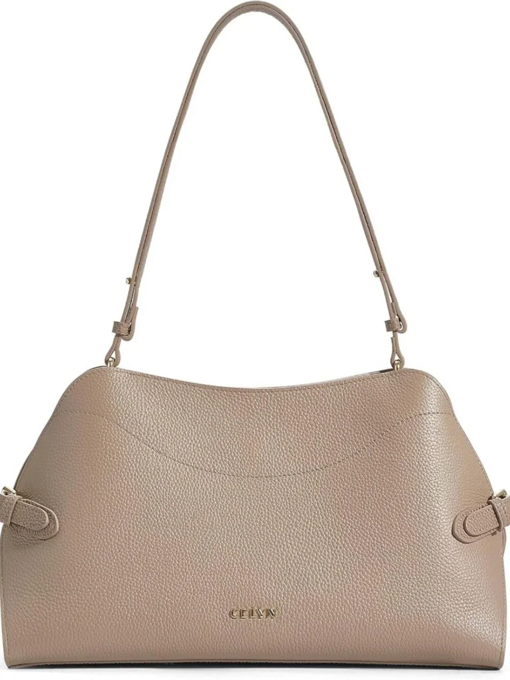 Vintage Genuine Leather Hobo Bag for Women, Pebbled Structured Convertible